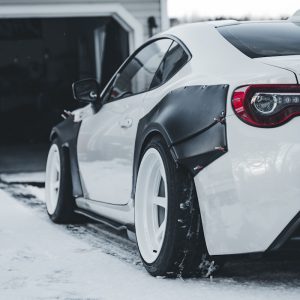 Honda Fit Custom Body Kit - Full Kit (Bumper + Skirts + Spoiler)