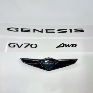 Universal Glossy Black Goon Auto Services Shield Badge Emblem